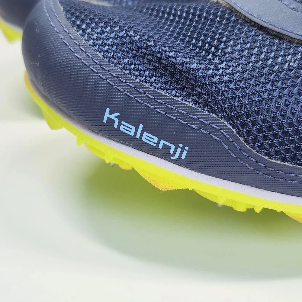 Kalenji AT Start Shoes Womens Size 8 Navy Track Spikes Racing Athletic